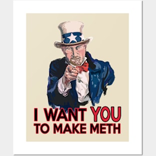 Walter White Uncle Sam Posters and Art